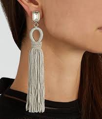 tassel clip-on earring